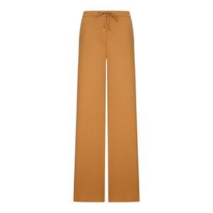 Max Mara Studio Women Lightweight Wool Canvas Trousers